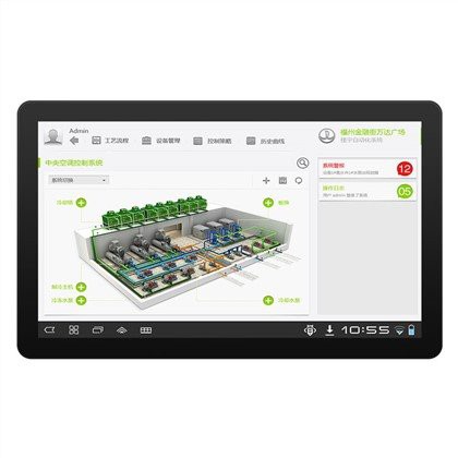 PC con pantalla táctil industrial