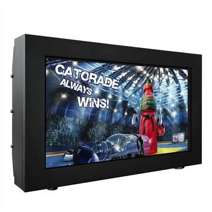 Señalización digital montada en la pared al aire libre