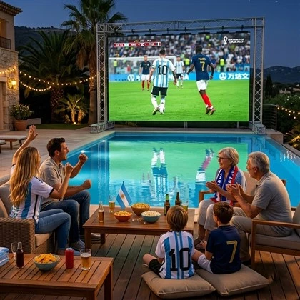 Pantalla de televisión LED al aire libre